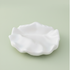 Kriauklės forma – rankų darbo gipsinis padėkliukas interjerui Kriauklės forma – rankų darbo gipsinis padėkliukas interjerui