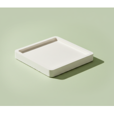 Kvadratinis padėkliukas – rankų darbo gipsinis padėkliukas interjerui