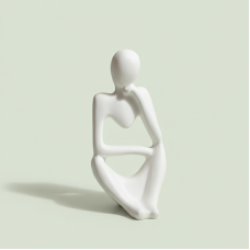 „Mąstytojas Antanas“ – subtili gipsinė figūrėlė